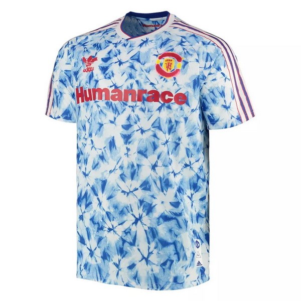 Thailand Trikot Manchester United Human Race 2020-21 Blau